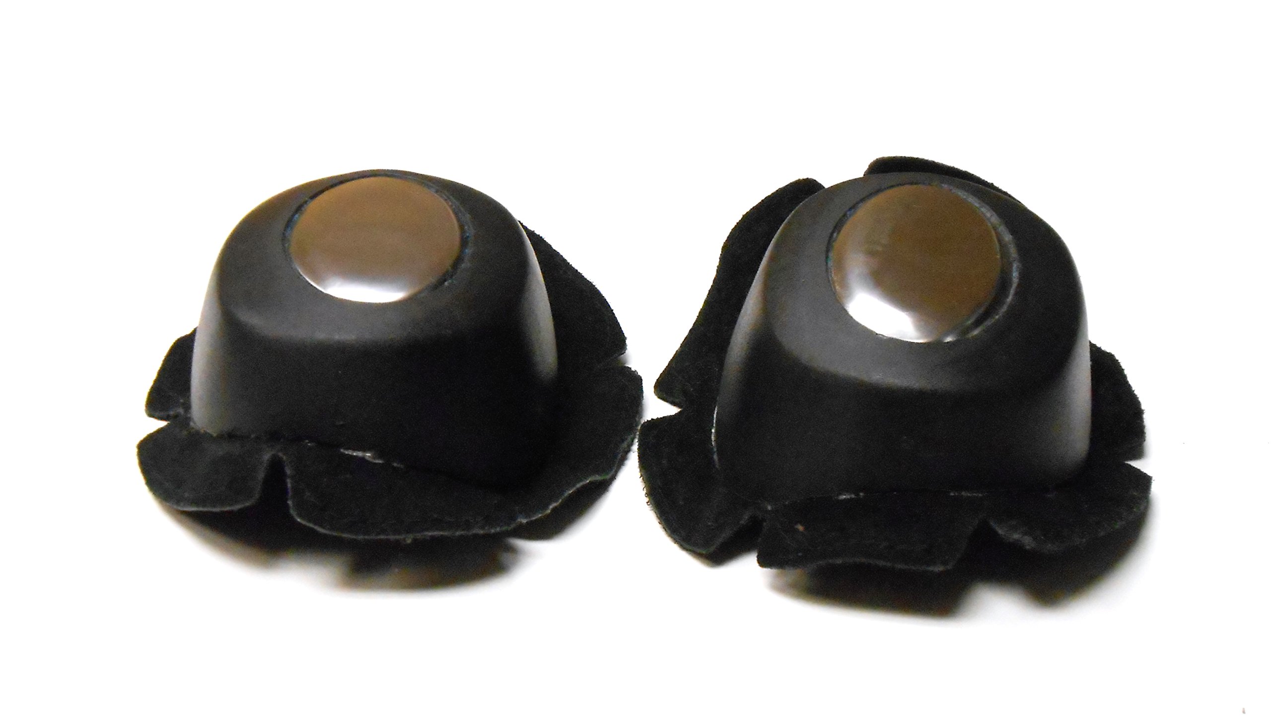 Ginocchiere di alta qualità da moto, con placca in metallo a scorrimento, Paio.