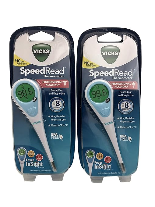Vicks SpeedRead Digital Thermometer [V912US] 1 Each (Pack
