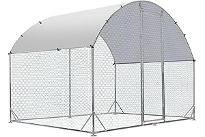 Heavy Duty Walk-In Metal Chicken Coop