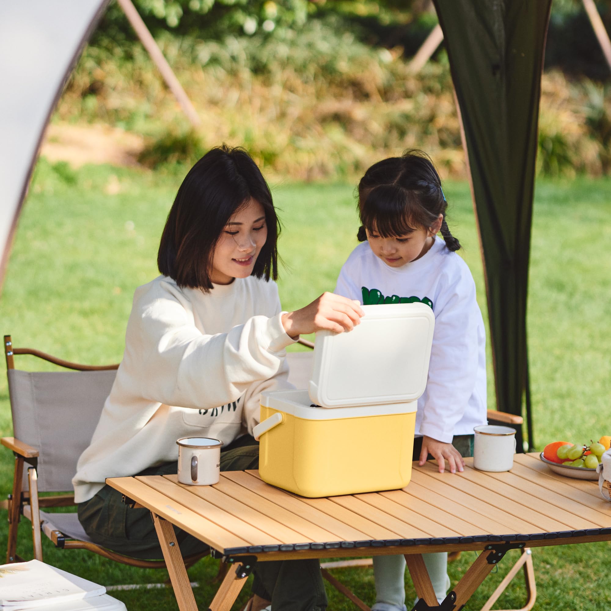 Naturehike Glacière isotherme en polyuréthane de qualité supérieure - Capacité de refroidissement 48 heures - Pour camping, pique-nique, festival, voiture - 5 l/18 l