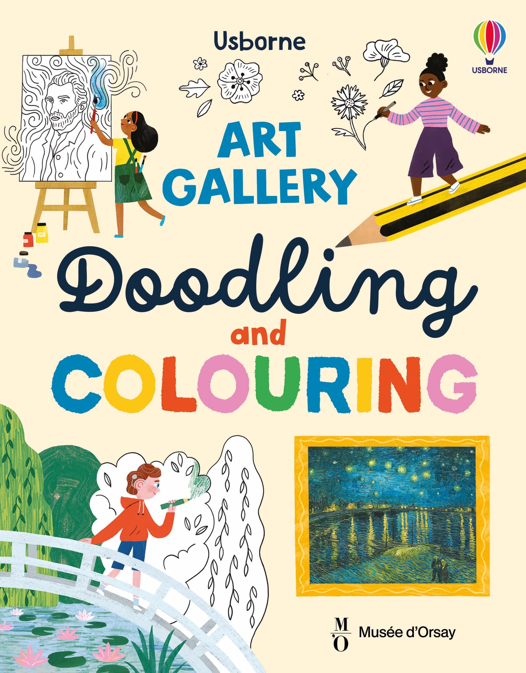 Rosie Dickins - Art Gallery Doodling & Colouring Book