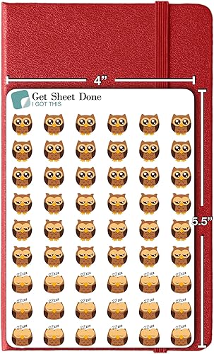 Miniatura 3 de 54 calcomanías de vinilo divertidas (12 pulgada), con insomnio, sueño, salud, bienestar, estrés, insomnio, productividad esencial, planificador,