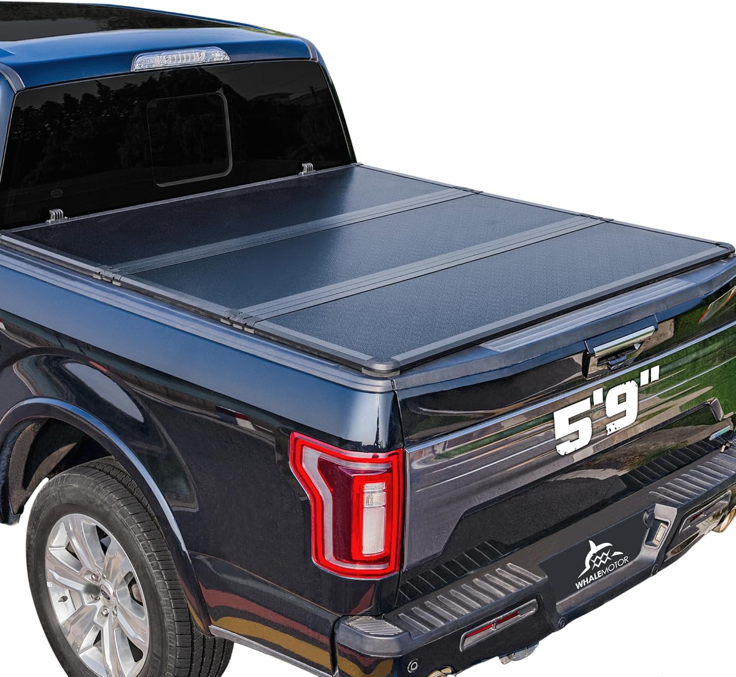 Hard Folding Truck Bed Tonneau Cover Compatiable with Chevy Silverado