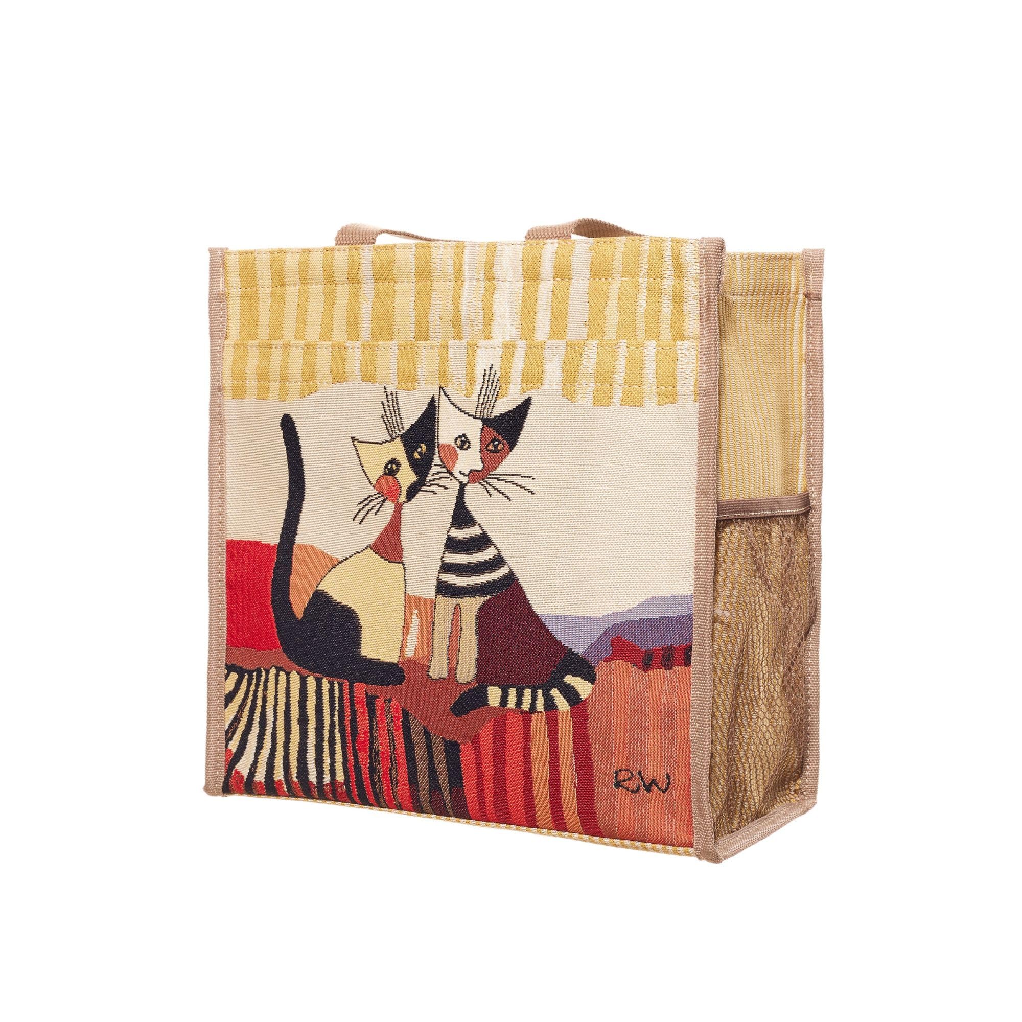 Signare Tapestry Rosina Cat Coppia Shopper Tote Bag for Women — image 1