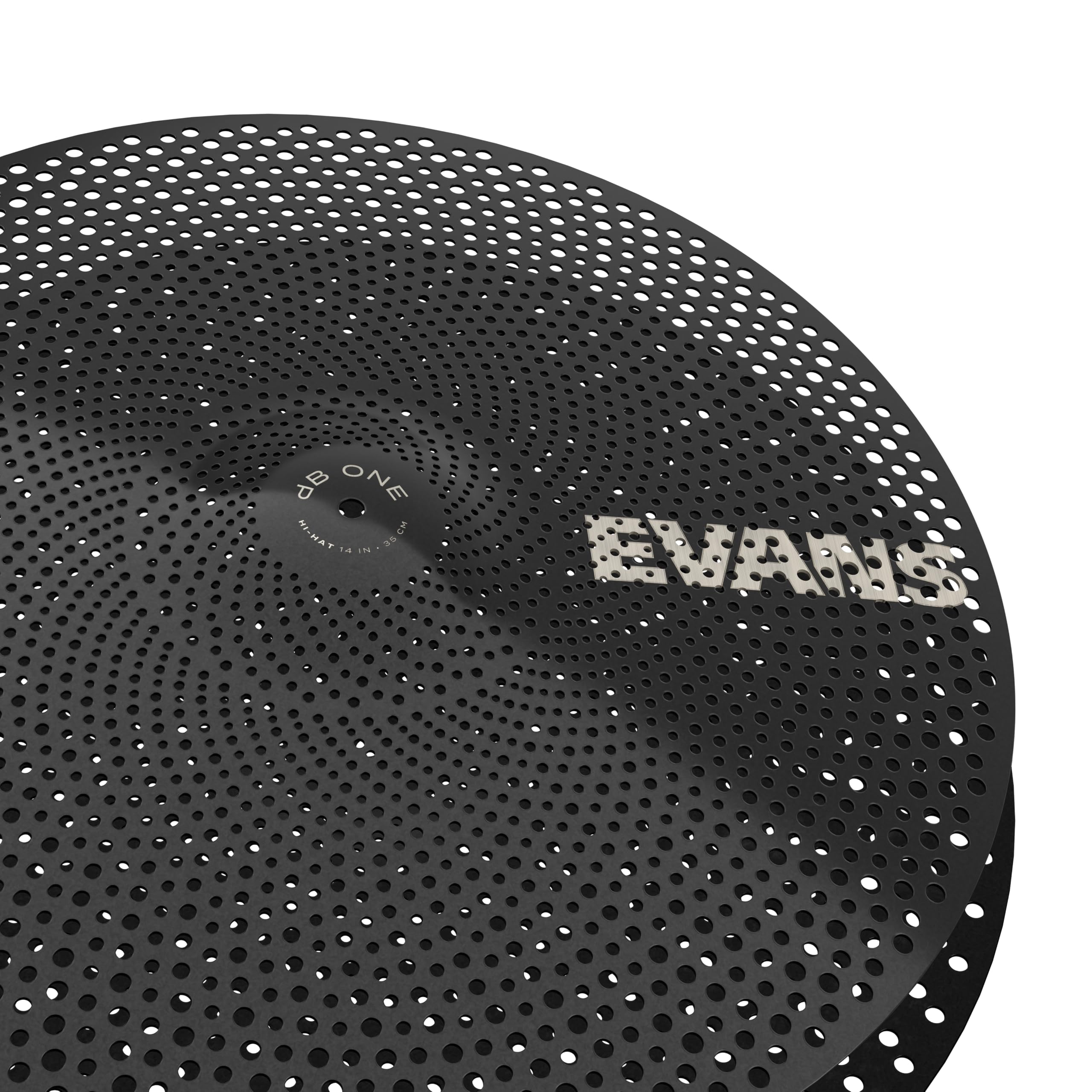Evans Drum Heads - dB One Hi Hat Cymbal - 14 inch - Low Volume Cymbal - Reduces Volume While Playing Naturally - Image 2