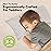 Toddler Pillow with Pillowcase - 10x18 My Little Dreamy Kids Travel Bed Pillows for Sleeping, Organic Cotton Small Pillowcase, Soft & Breathable, Machine Washable, Toddlers 2-5 years old (French Gray)
