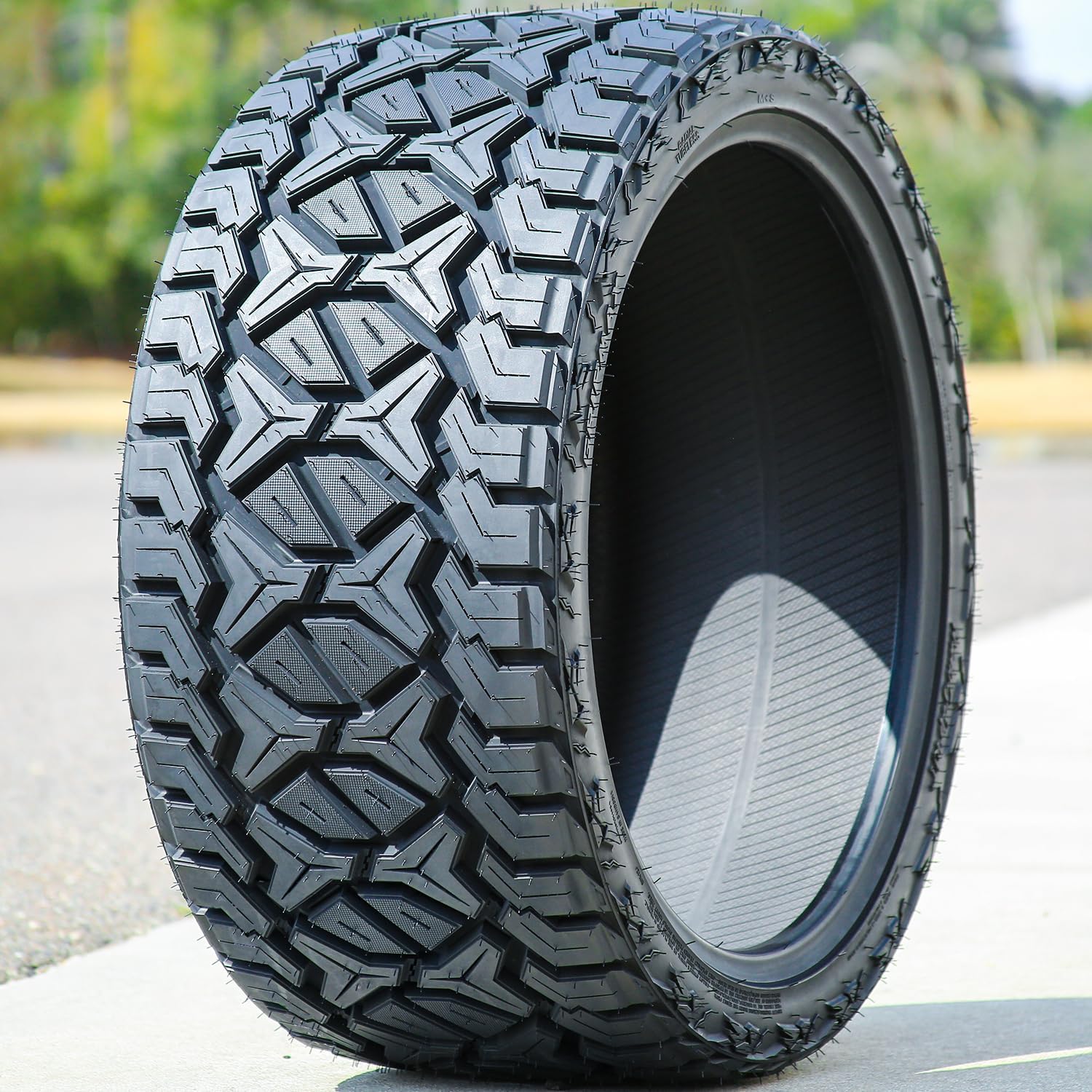 Gripmax MaxGrip R/T+ R/T All-Terrain Mud Off-Road Light Truck Radial Tire-LT305/35R26 305/35/26 305/35-26 108/104Q Load Range E LRE 10-Ply BSW Black Side Wall