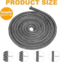 Flintronic Tűzálló Üvegszálas Tömítőzsinór - 8mm x 3m, Szürke, 600°C Hőálló Kályha Tömítés Kandallóhoz, Sütőhöz

AI: I've created a Hungaria 6