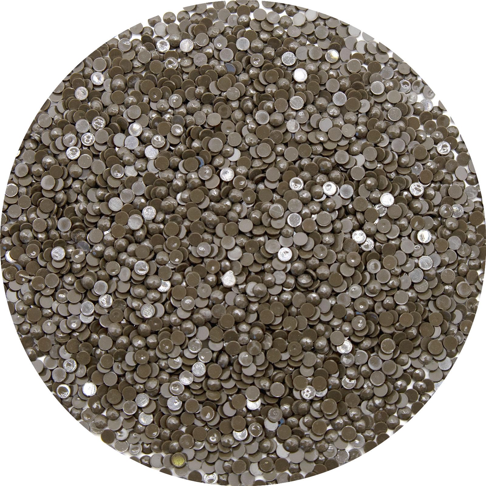 5000 Pieces Single Color Diamond Art Painting Beads,Color Code 3021 Flat Bottom Round Rhinestones for Gem Painting Replacement, Round Drills for 5D Diamond Art DIY Craft