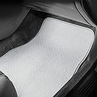 Vista 3 de FH Group Alfombrillas para automóvil, ajuste universal, combo de fundas de asiento de automóvil pequeñas, alfombrillas protectoras de alfombra gris