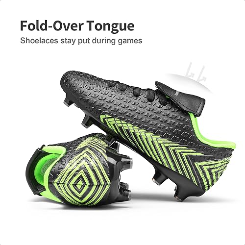 Miniatura 4 de DREAM PAIRS Boys Girls Outdoor Soccer Cleats Firm Ground Football Shoes for LittleBig Kid
