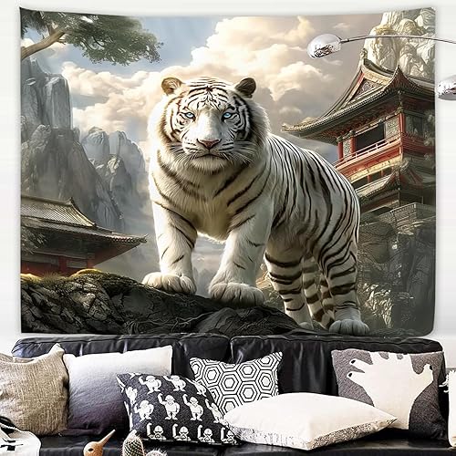 Miniatura 85 de Yookeb Tapiz negro de flores de Matisse de 59 pulgadas de ancho por 51 pulgadas de alto, para colgar en la pared, hojas abstractas, vintage, arte