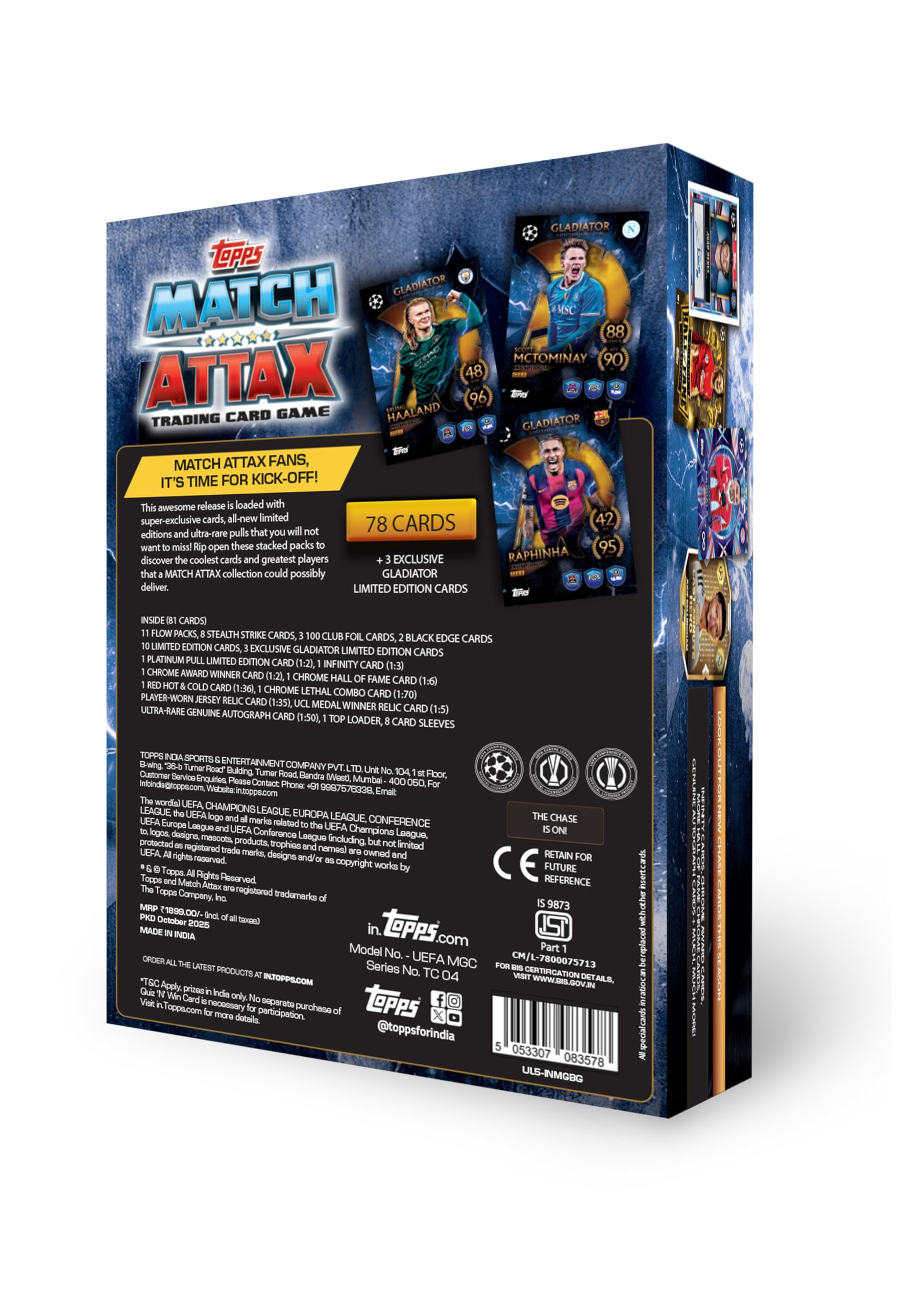 Topps UEFA Champions League Match Attax 2025-26 Trading and Collectible Card Game (Mega Pack Gladiators - Centurians) — Amazon image 2