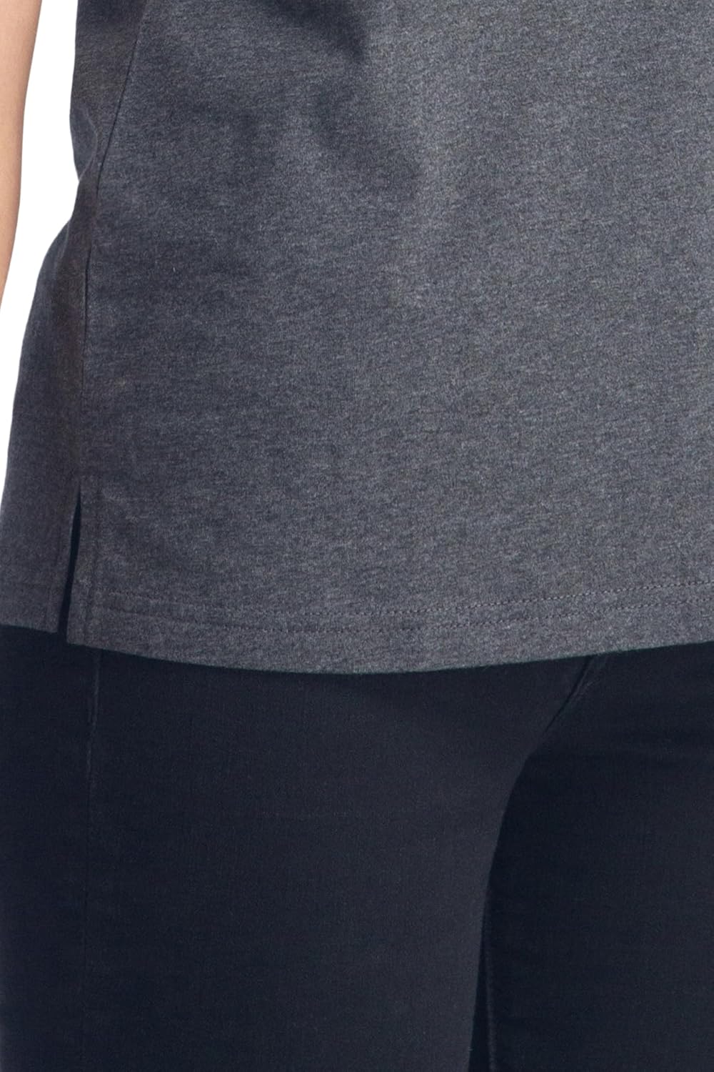 Fishers Finery Women's Ecofabric Short Sleeve Classic Fit V Neck Tee - Image 4