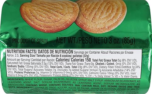 Miniatura 10 de Goya Foods Palmerita Galletas, 5.82 onzas (paquete de 16)
