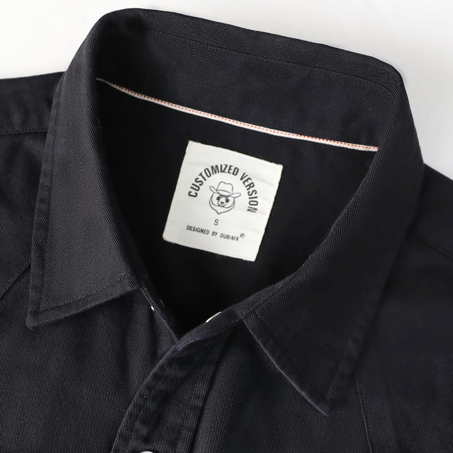 Dubinik® Mens Short Sleeve Work Shirt Snap Button Heavy Cotton Western Utility Workwear 2 Pocket - Image 5