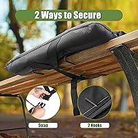 Vista 5 de Sillas de estadio plegables extra anchas con respaldo y cojín, diseño estilo sofá, 6 posiciones reclinables, asientos impermeables