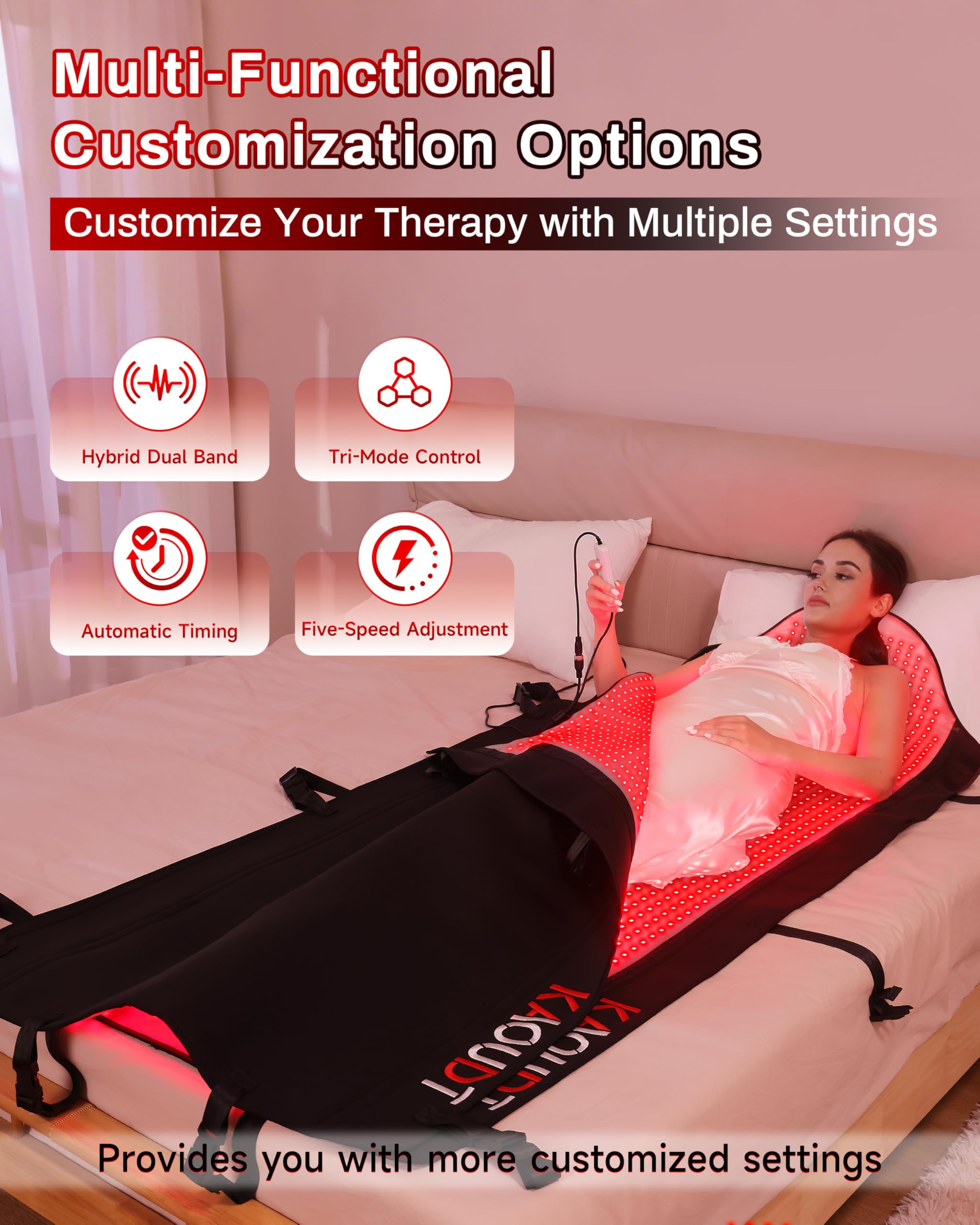 Photo 1 of KAOUDT Full Body Red Light Therapy Mat