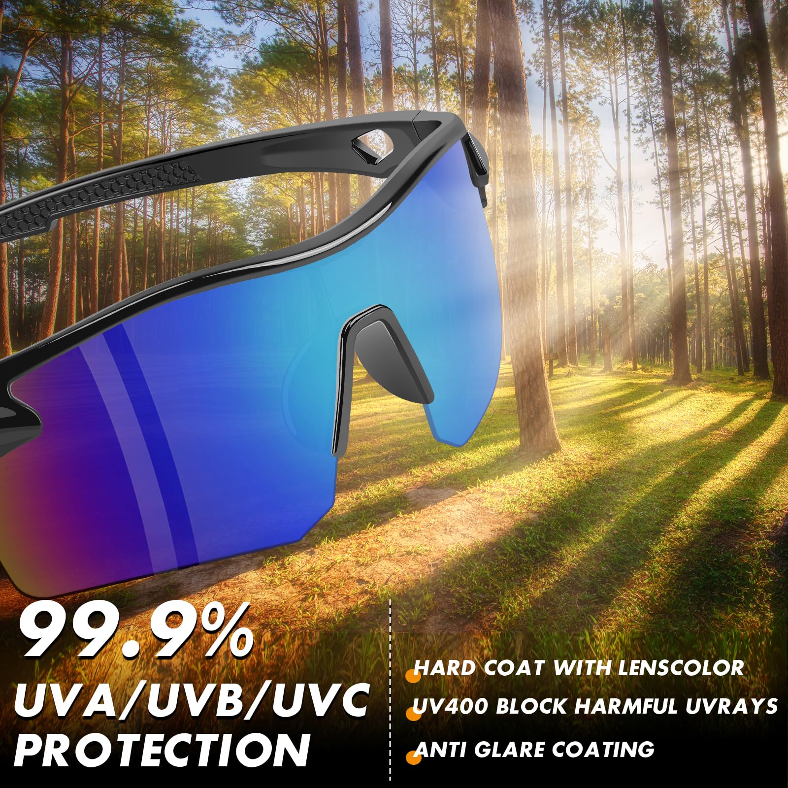 Lot de 6 lunettes de sécurité ANSI Z87.1 + lunettes de protection UV, résistantes aux chocs, anti-rayures, pour homme et femme