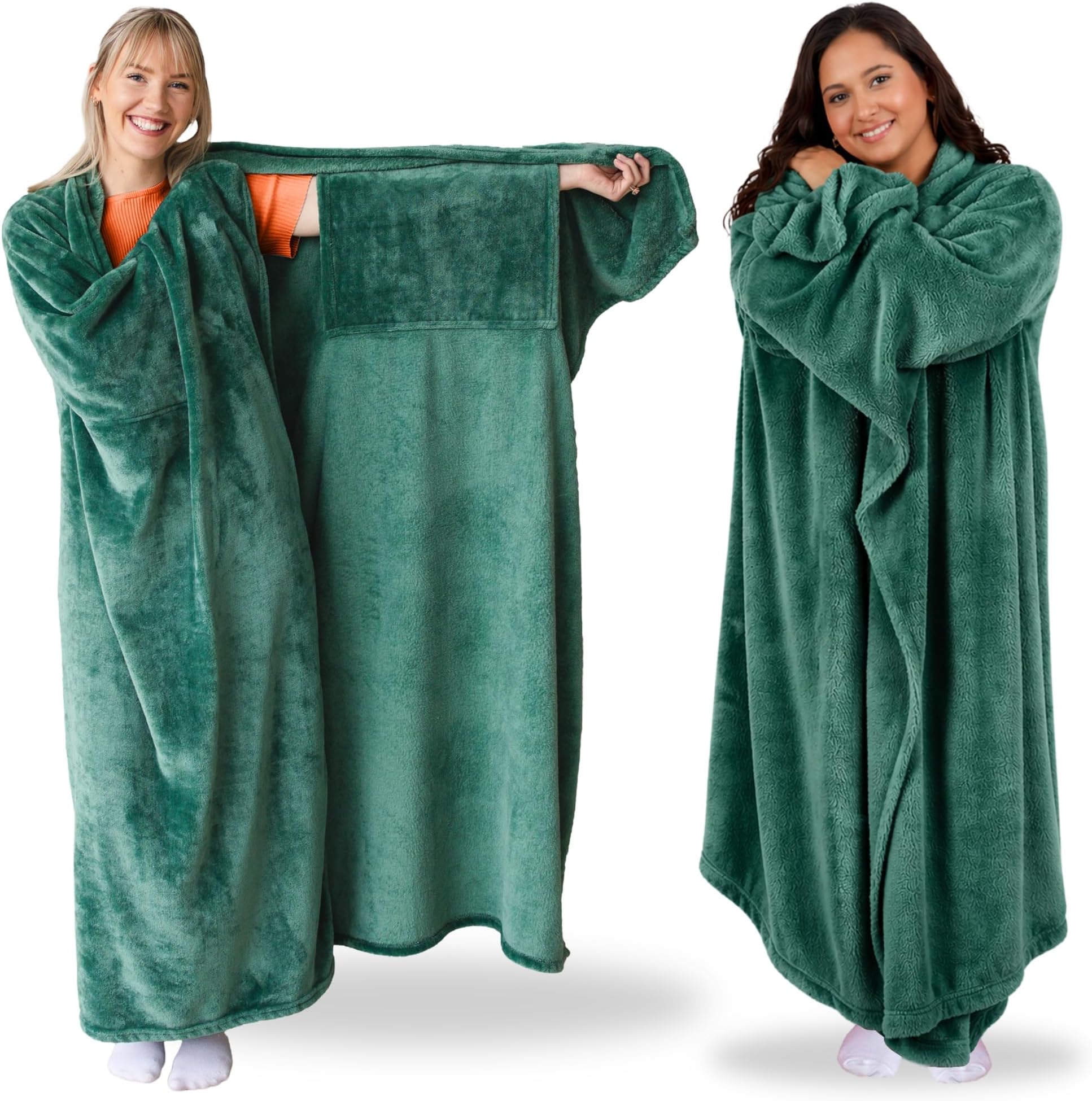 Super Blanky Wearable Blankets for Women, Adult Wearable Blanket Men, Mother's Day Gifts for Her, Wife Birthday Gift Ideas