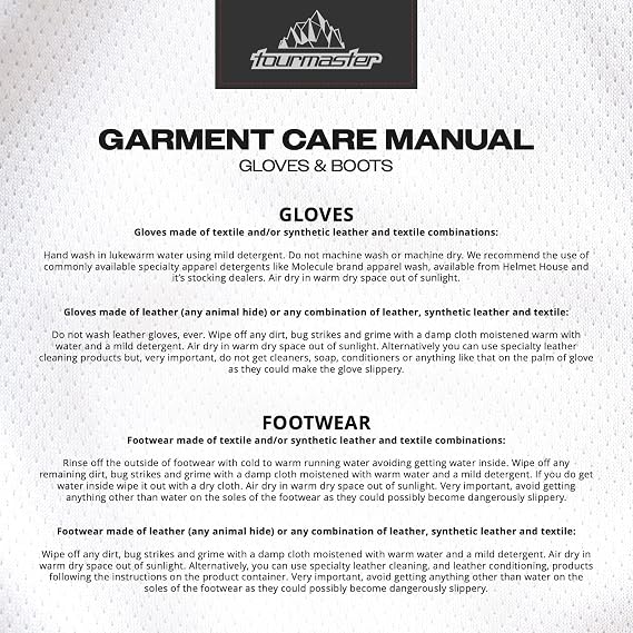 Tourmaster Men's Storm Chaser Motorcycle Gloves