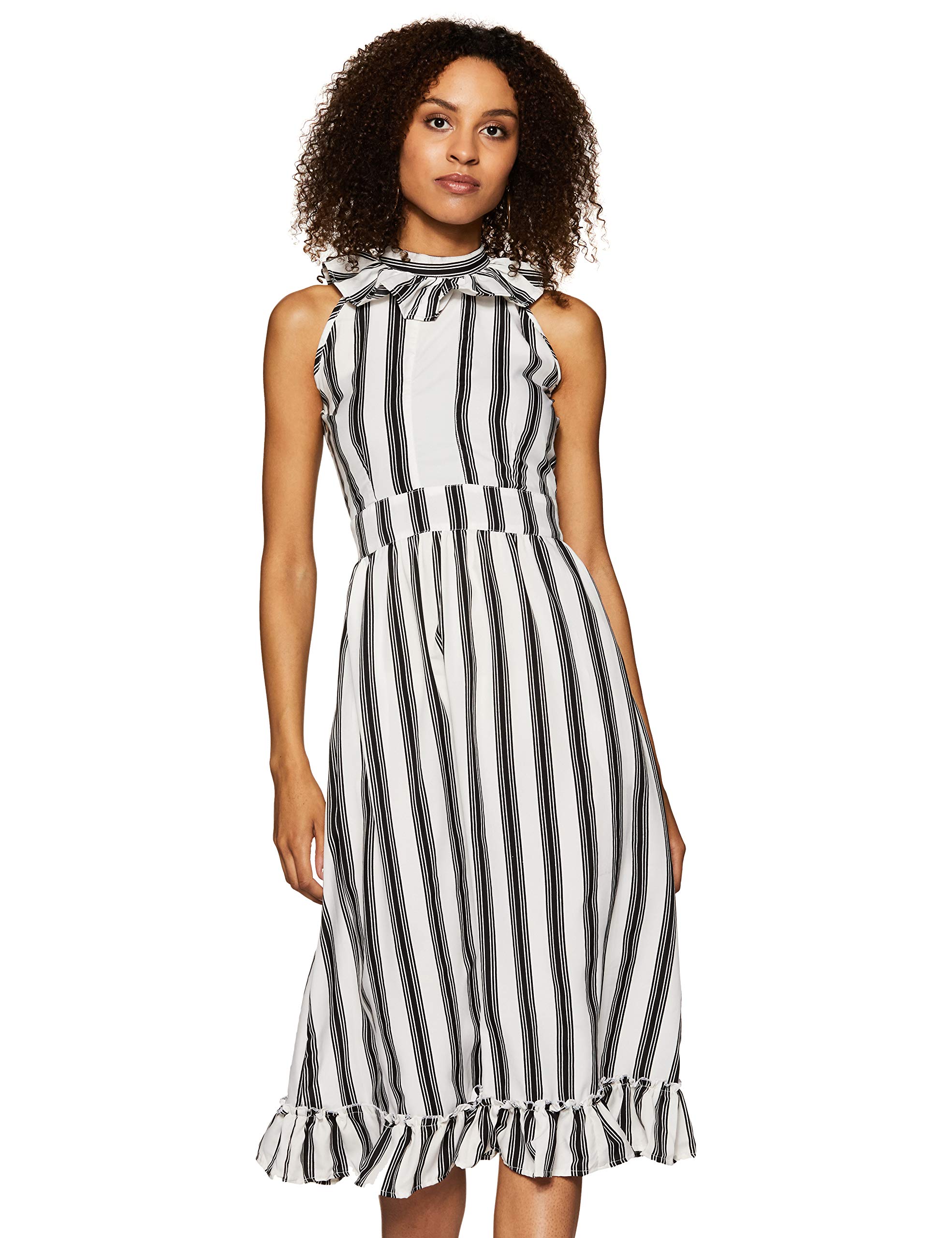 Belle Fille Women's Crepe A-Line Maxi Dress