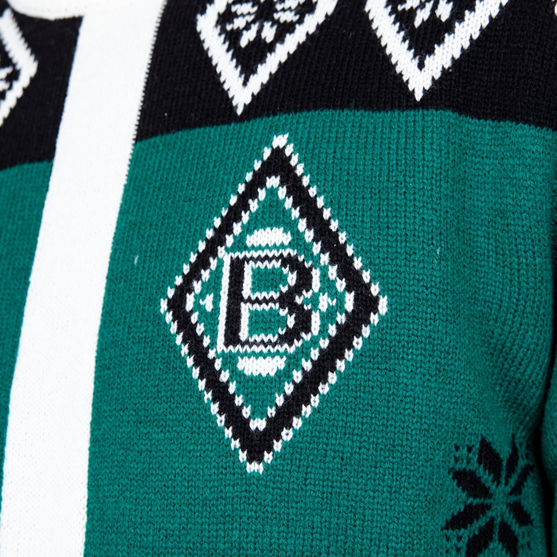 Borussia Mönchengladbach Ugly Sweater „X-Mas 2025“ | Offizieller Fanartikel Fohlenshop | Weihnachts-Pullover im Borussia Design