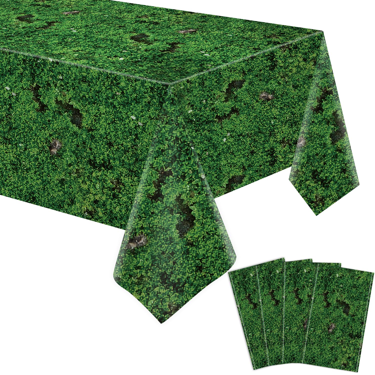 Amazon.com: 4 Pcs Green Moss Tablecloth Green Leaves Tablecloth