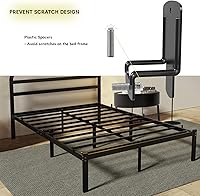 Vista 5 de Homdock Juntas de colchón antideslizantes para mantener el colchón en su lugar, juego de 6 agarradores de colchón, tapón/deflector antideslizante