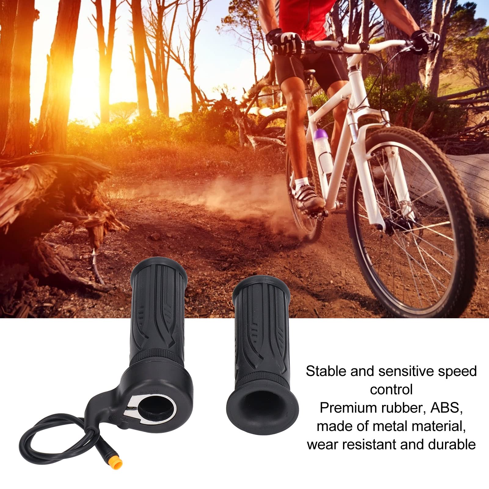 Topyond 20X Full Twist Throttle Stable E-Bike Throttle Electric Bike Throttle Full Twist Throttle Ebike for Scooters and — view 9