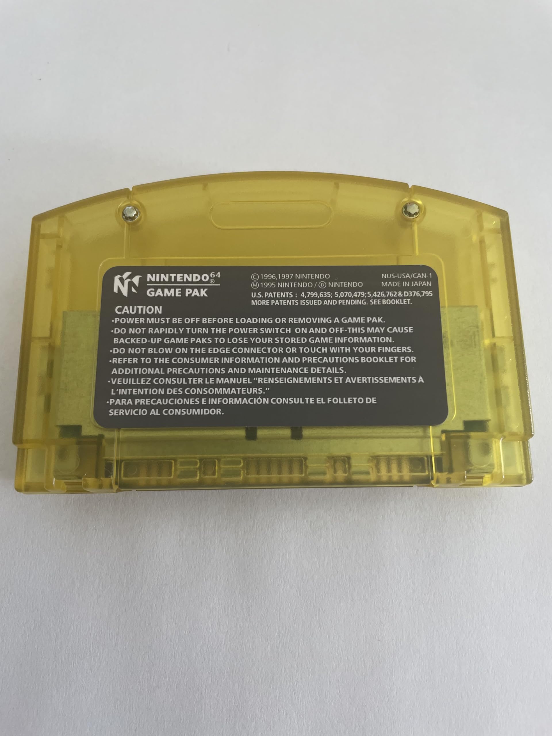 Cartucho de juego 18 en 1 Mario Party 1 2 3 para Nintendo N64 | Versión de EE. UU., 18 juegos en 1, Mario Party 1, 2 y 3, compatible con N64, cartucho de consola