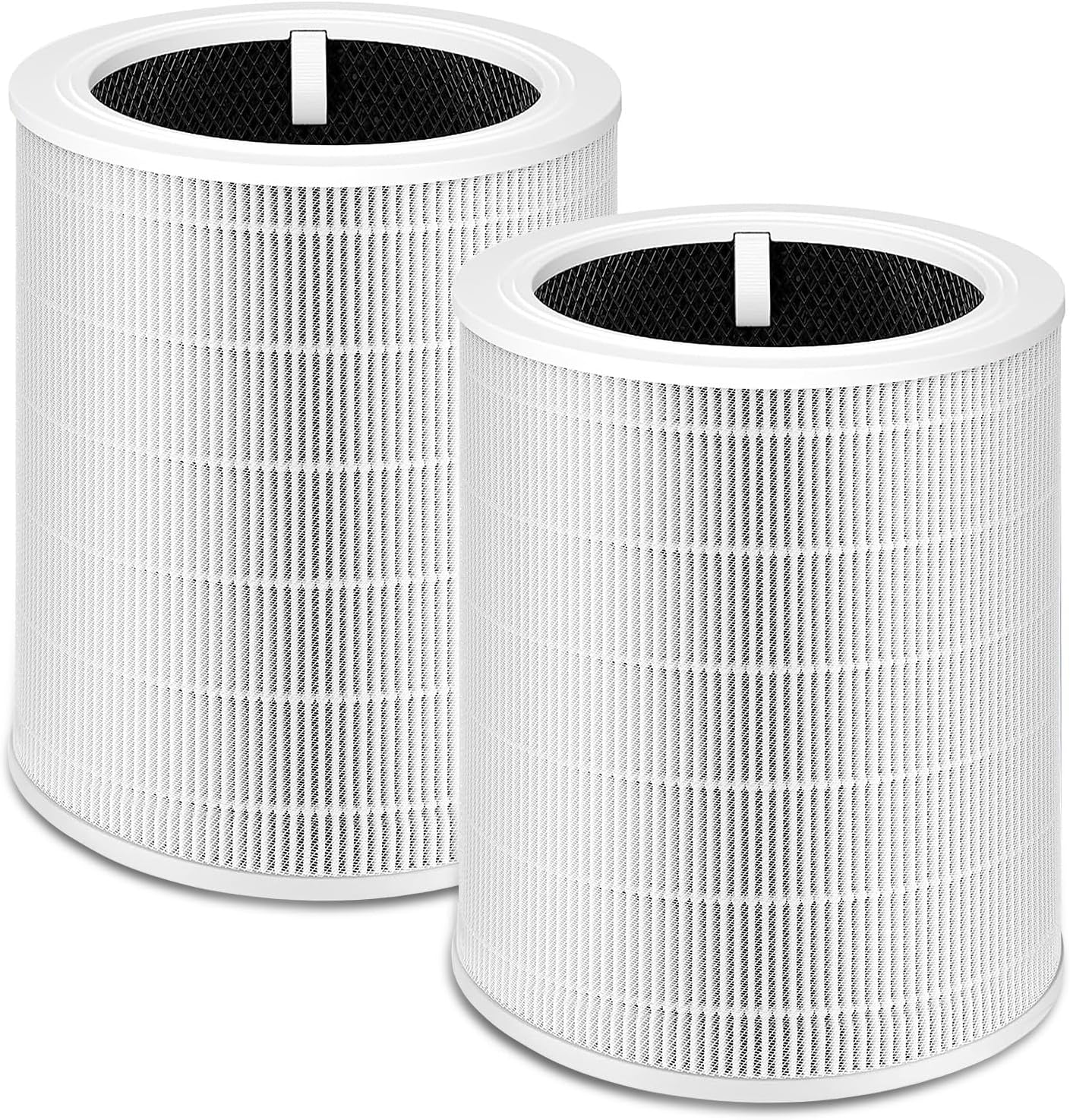 Core 600S Replacement Filter Compatible With Levoit Core 600s, 3-In-1 High-Efficiency Filter And Activated Carbon Filter, Part#Core 600S-Rf for Home Dust/Smoke Odors/Pet Dander Removing, 2Pack, White