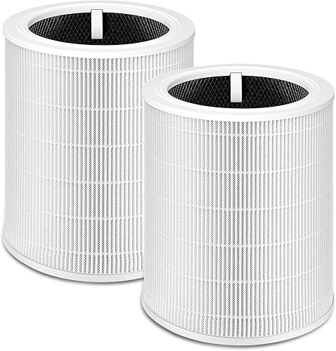 Core 600S - Filtro de repuesto compatible con Levoit Core 600s, filtro de alta eficiencia 3 en 1 y filtro de carbón activado, parte # Core 600S-Rf