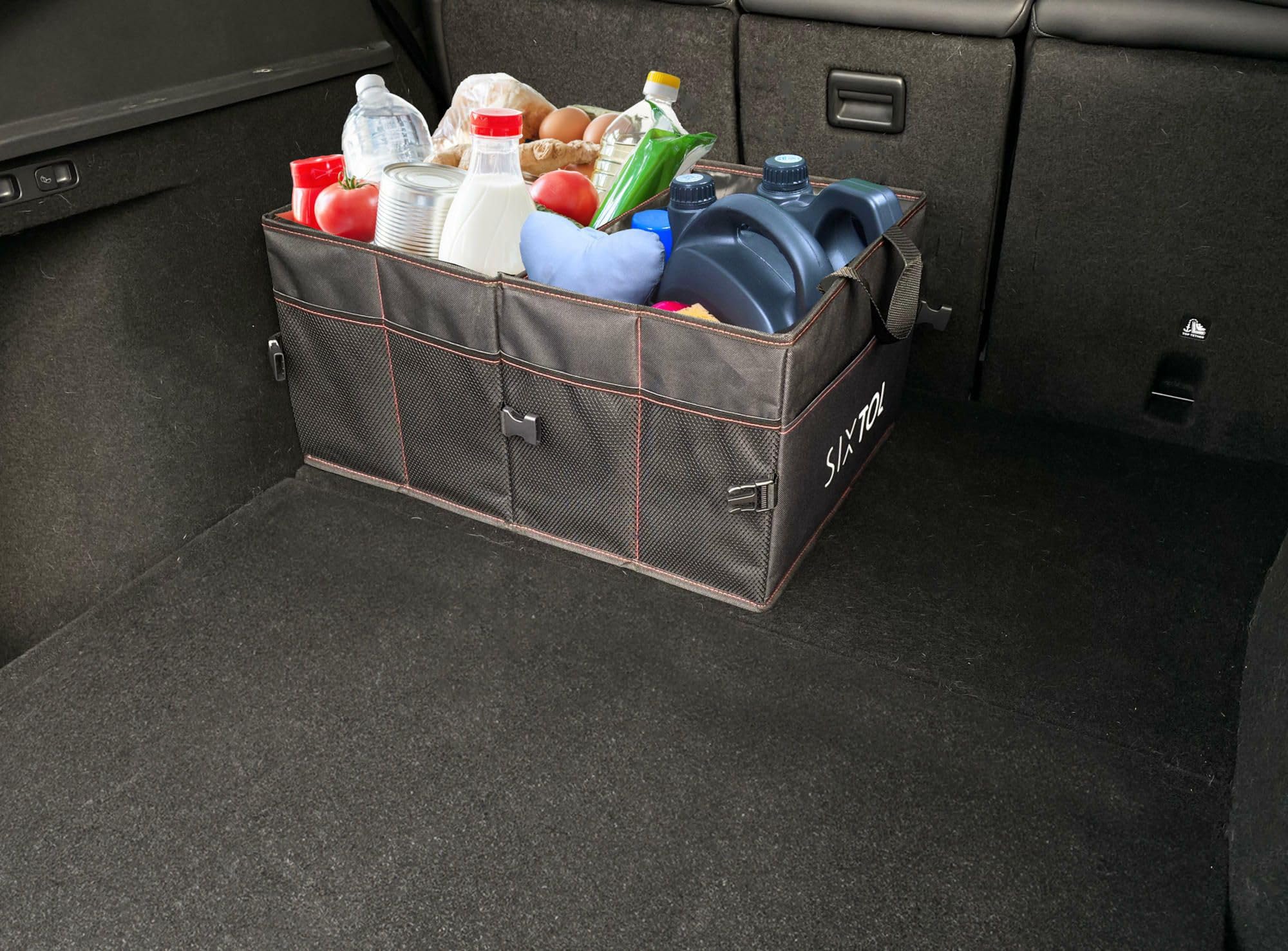 CAR COMPACT 14 | Organizador para maletero de coche | 14 compartimentos | plegable | con compartimentos