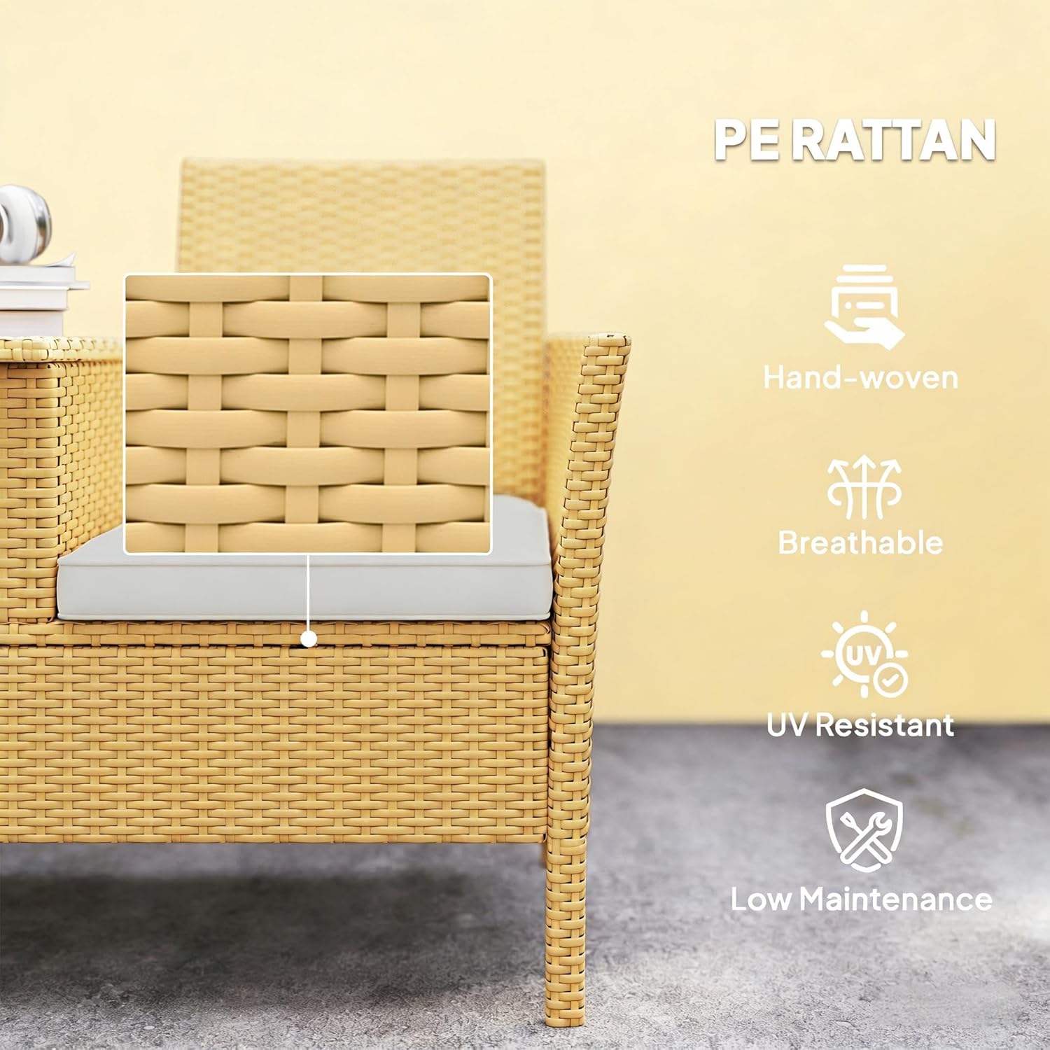 Patio Loveseat,Outdoor Patio Sofa DX788
