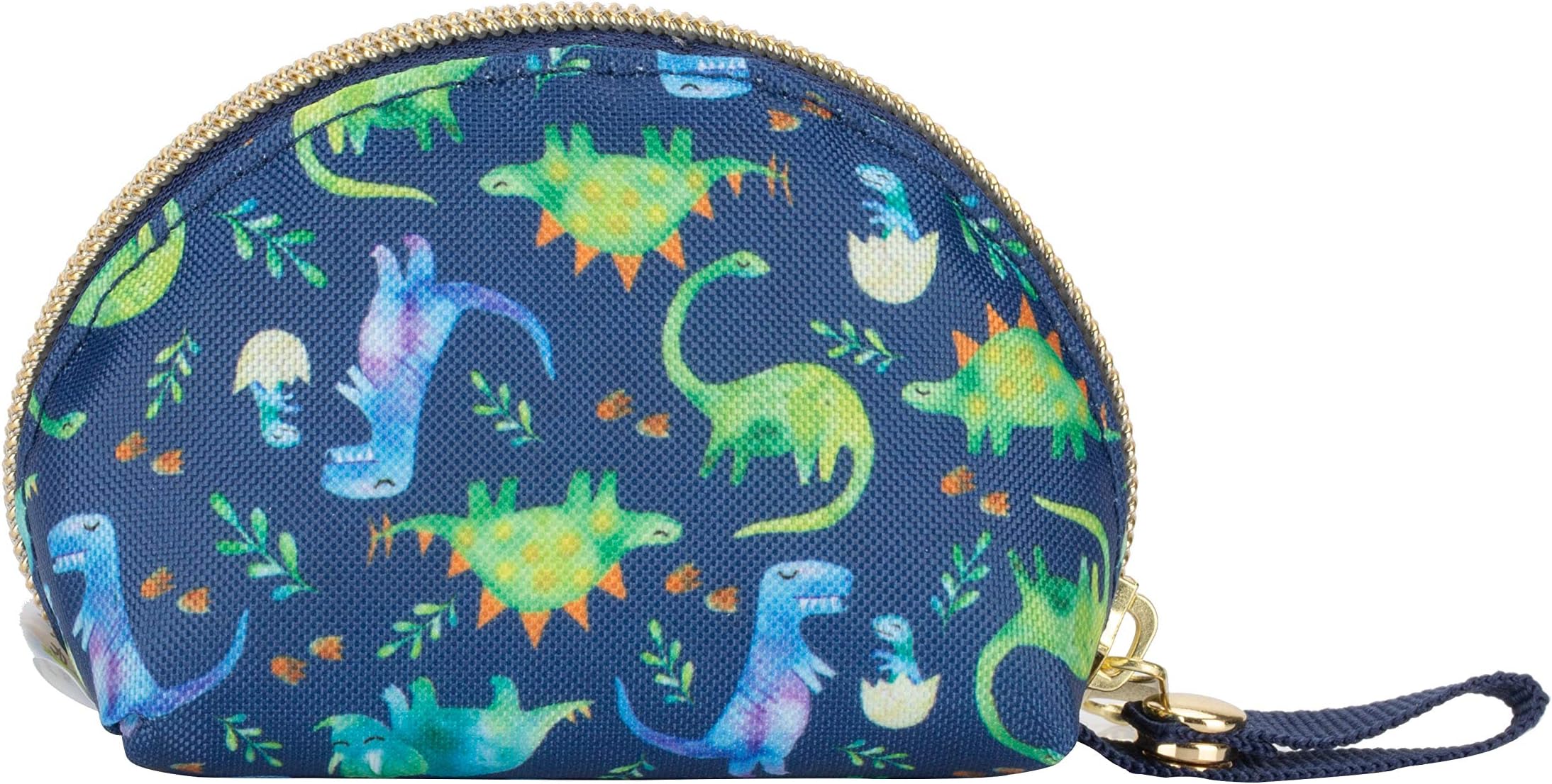 Itzy Ritzy Everything Storage Pouch; Comfortably Holds 2 Pacifiers; Snap Handle Attaches to Diaper Bag, Stroller or Purse; Pouch Can Also Hold Earbuds, Chargers, Change or Disposable Bags; Dinosaur