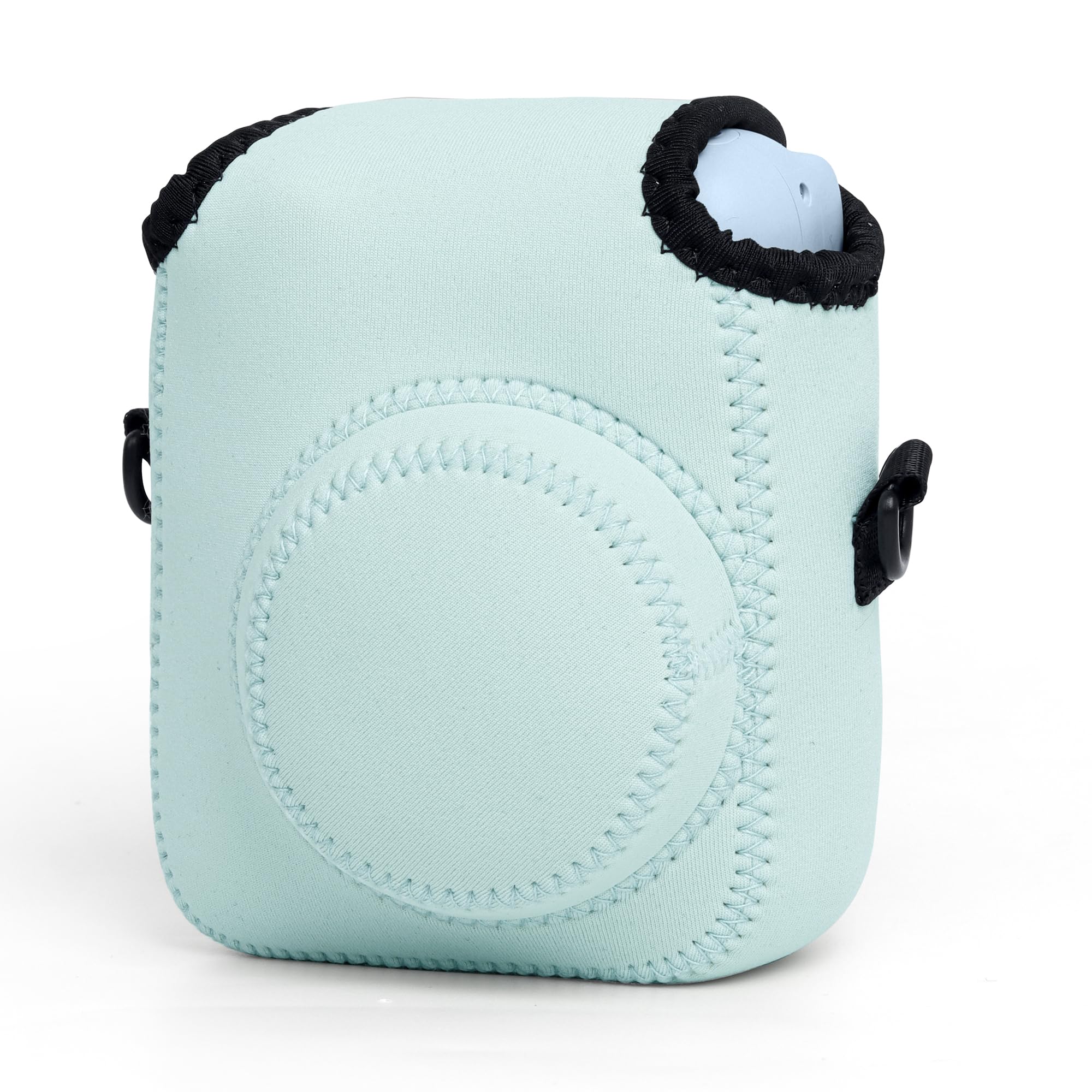 ZENKO Soft Instant Mini 13/12/11/9/8/SE/41/99/Evo/Liplay Camera Case Bag with Padded Inner Lining, Waterproof Neoprene Surface, and Shoulder Carrying Strap - Blue-picture-20