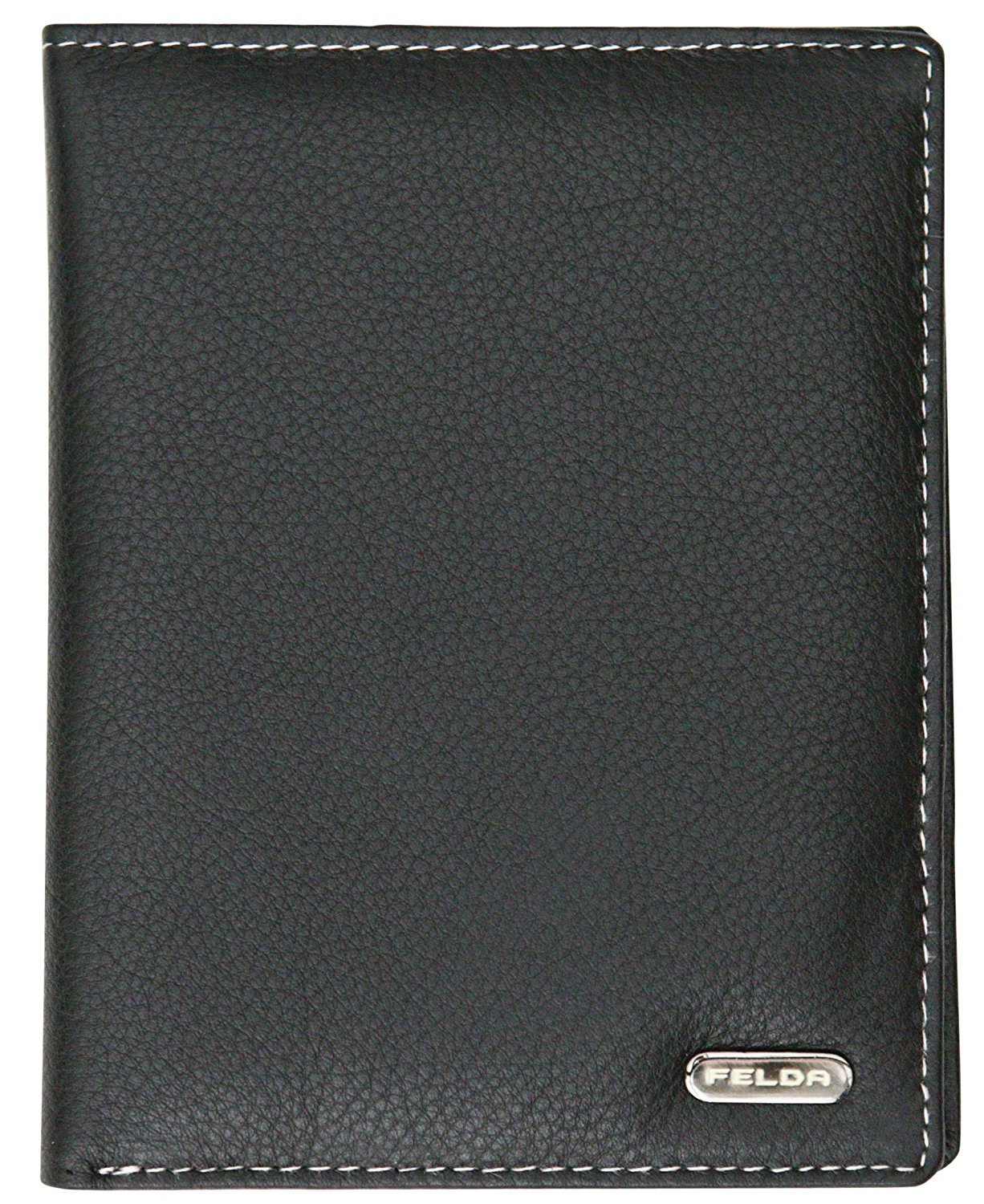 Rfid Leather Passport Cover Holder Travel Wallet With Credit Card Organizer (Black Multi)