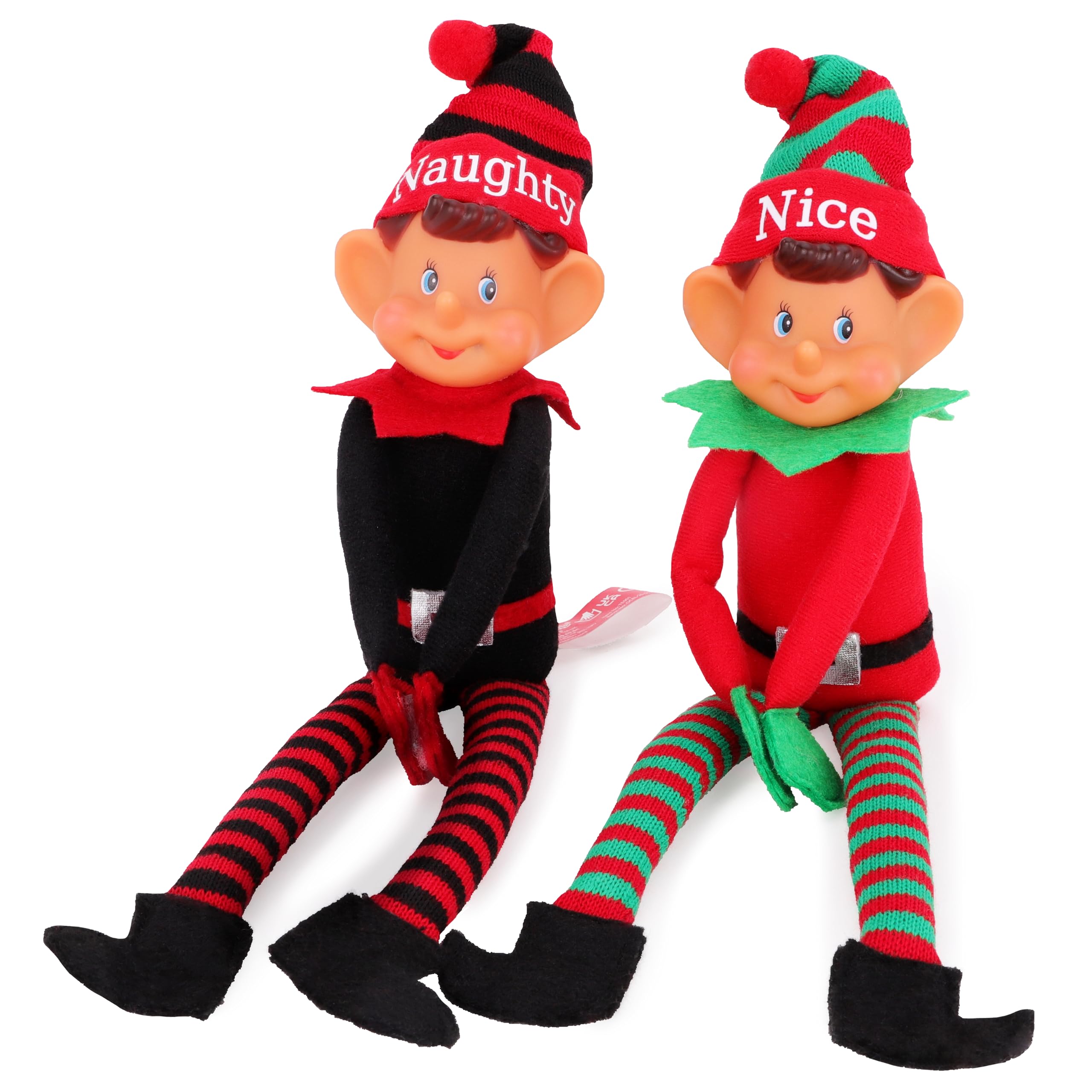 Toyland® Elves Behavin' Badly Weihnachtsfolienballon - Naughty Elf Design (ca. 34 Zoll), Mit Luft Oder Helium Aufblasbar
