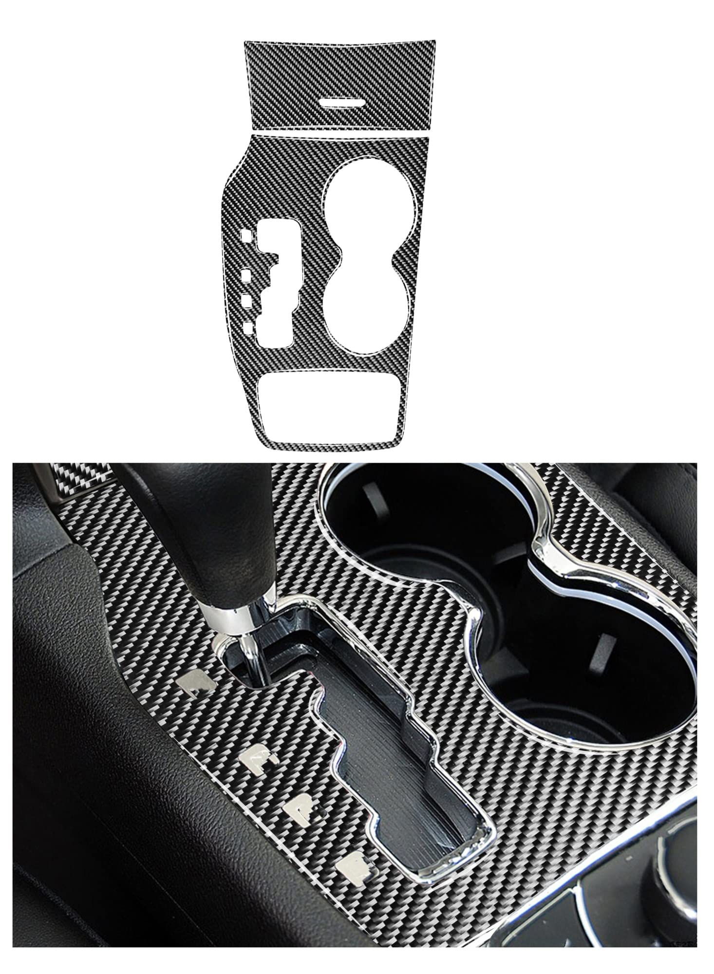 Panel zmiany biegów wnętrza samochodu dekoracja naklejki wykończeniowe naklejka pasuje do Jeep Grand Cherokee 2011 2012 2013 Auto akcesoria do wykończenia straż zestawy naklejek