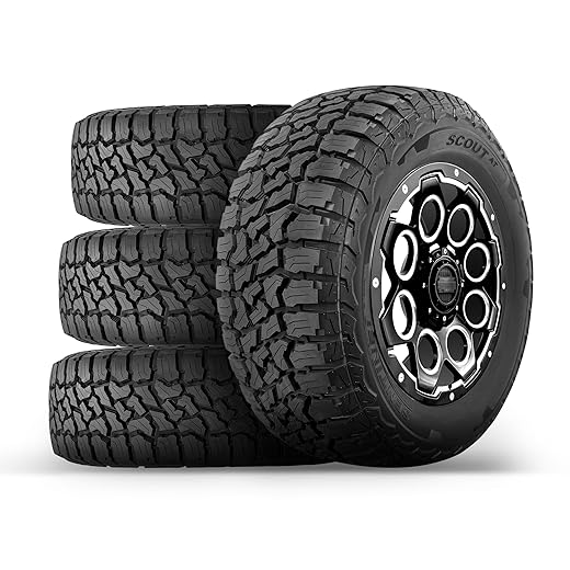 Set of 4 (FOUR) Sentinel SCOUT AT All Terrain SUV Tire – 275/65R18 116T (Includes Road Hazard Warranty) –275/65/18 Tire Only