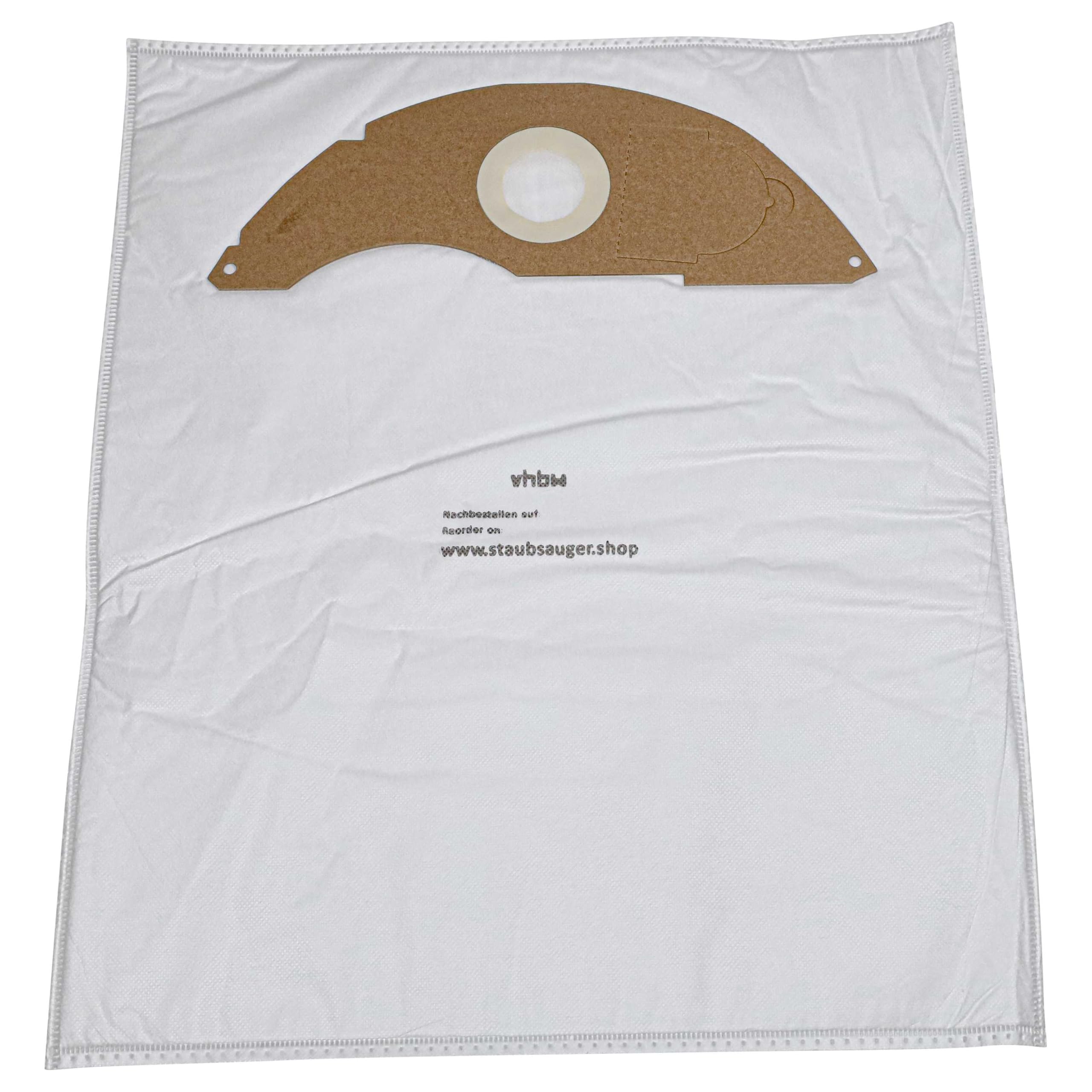 vhbw 10x Sacs compatible avec Kärcher NT 22/1 Ap L | NT 22/1 Ap Te L aspirateur - 42cm x 26,5cm blanc