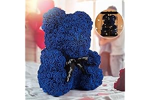 Blue Rose Teddy Bear: A Luminous Expression of Love
