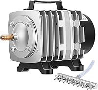 Vista 1 de Vivosun Bomba de aire comercial 1110 GPH 8 salidas 40W 70L/min para acuario y sistemas hidropónicos
