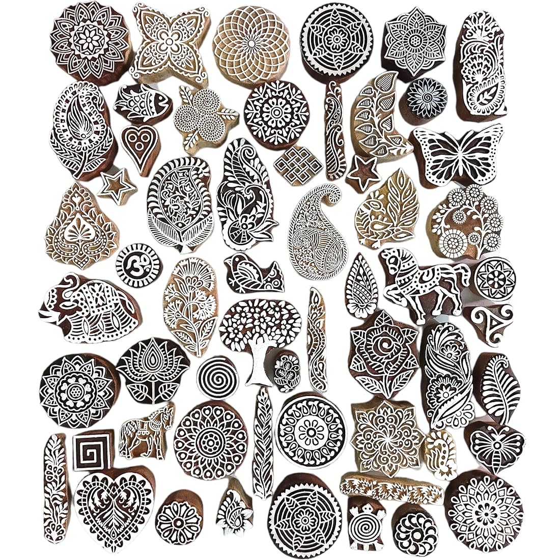 Kraftwala Deep Carved Wooden Stamp Scrapbooking Art Craft Stamp (1 to 3 inches) Printing Blocks (Pack of 10) (B0CQFP7584) Amazon Price History, Amazon Price Tracker