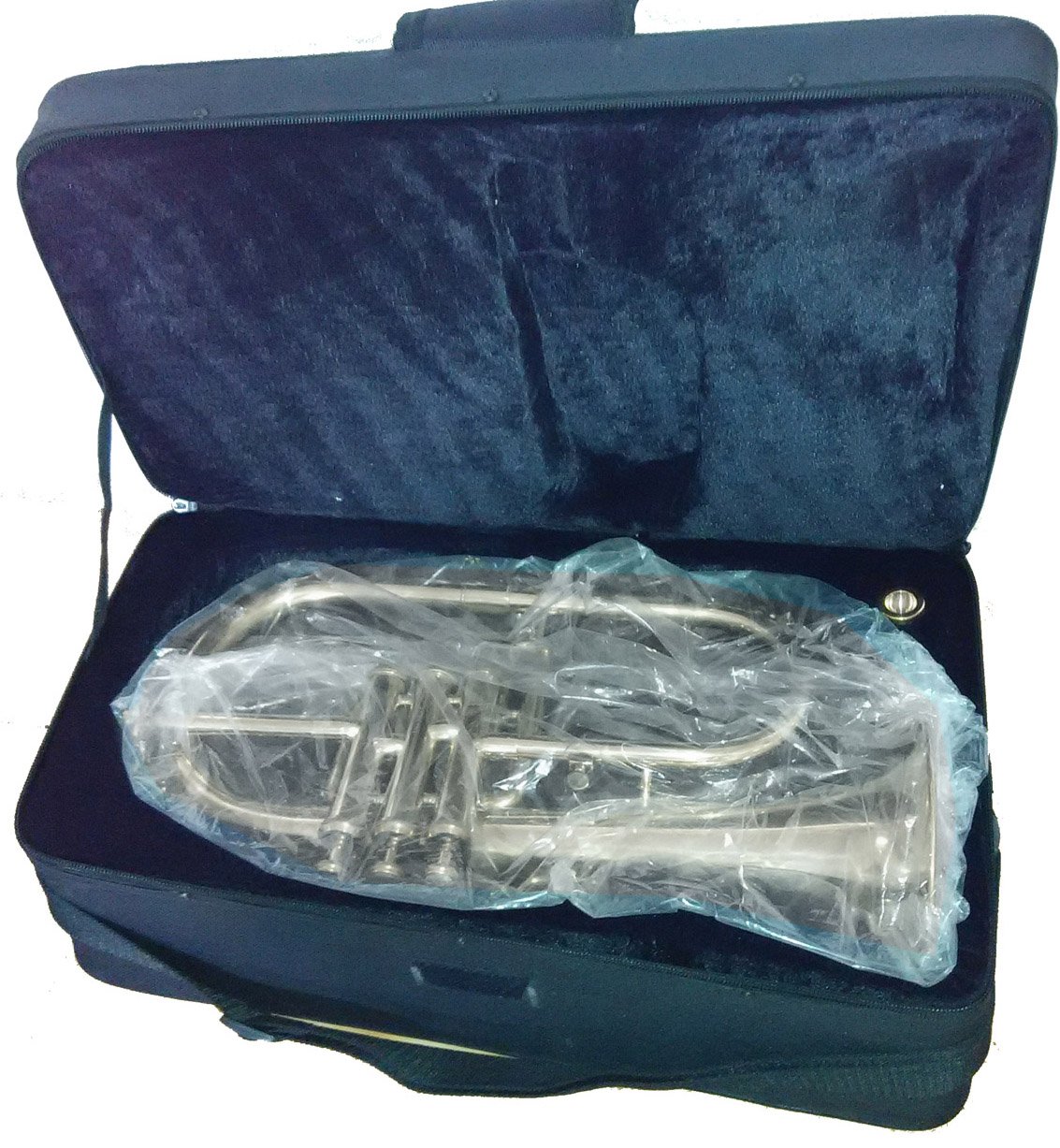 Nuevo Bb/F Intermedio de 4 válvulas Flugel Horn Flugelhorn