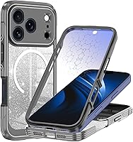 Vista 21 de Hekodonk para iPhone 16 Plus, Funda compatible con Magsafe [Protector de pantalla de vidrio templado incorporado y protección para lente de cámara]