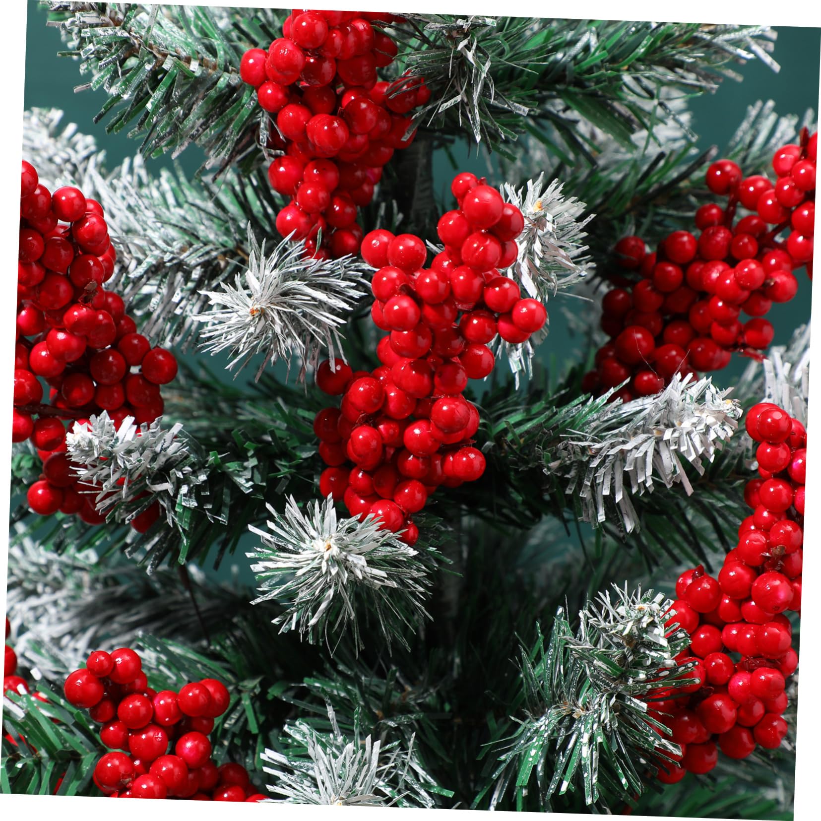 Homoyoyo 10pezzi Bouquet Artificiale di Bacche Decorazione per Feste Natalizie e Matrimoni di Bacche Artificiali per Centrotavola e Composizioni Fai da Te