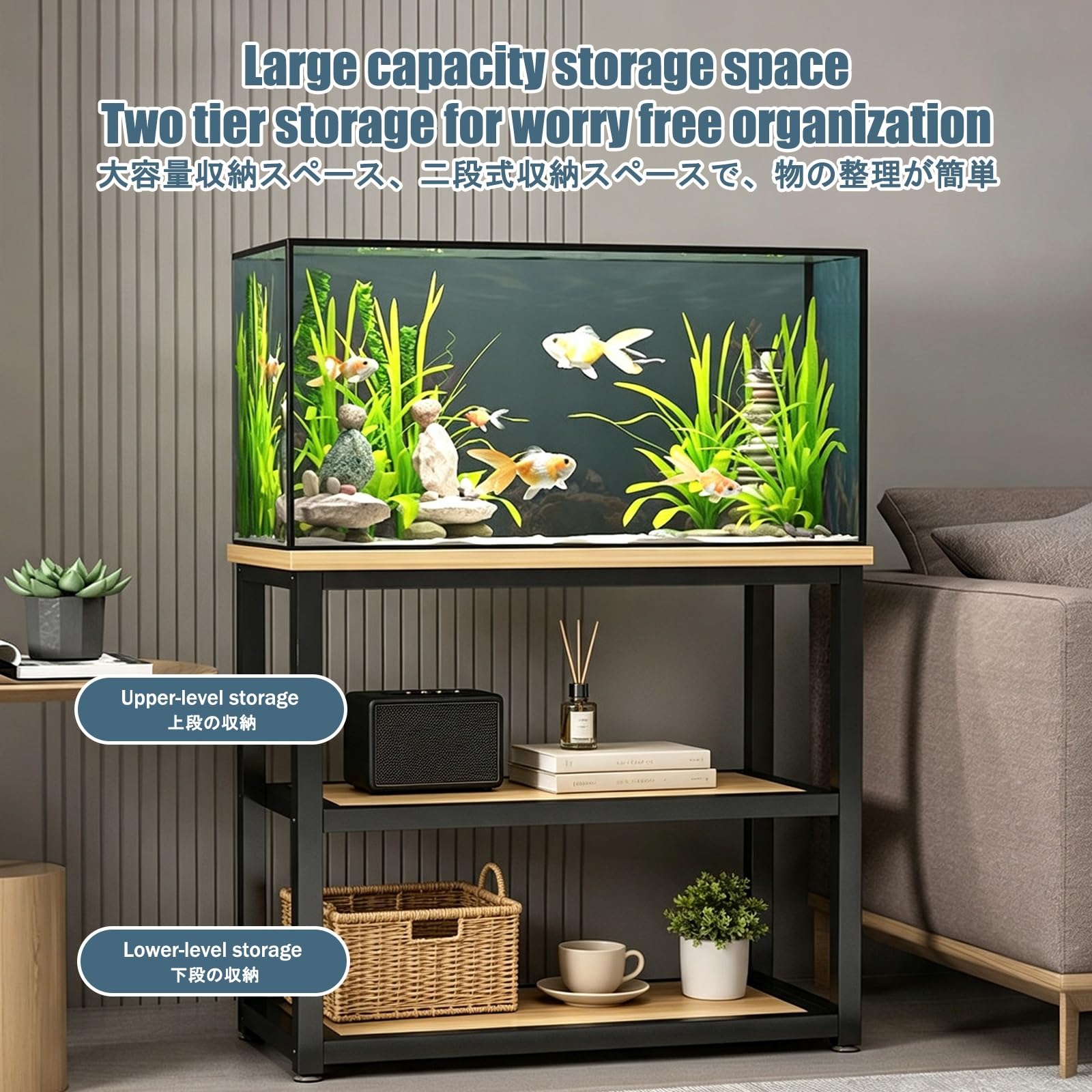 Mobile per Acquario, Scaffale per Acquario, Elevata Capacità di Carico