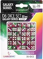 Vista 2 de Serie Galaxy - Aurora - D6 Juego de dados 0.472 in (36 piezas)